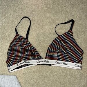 Calvin Klein Striped Bralette
